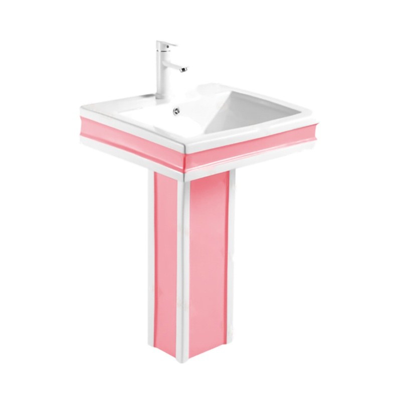 LT-328P-CG-WLP colored pedestal-basins