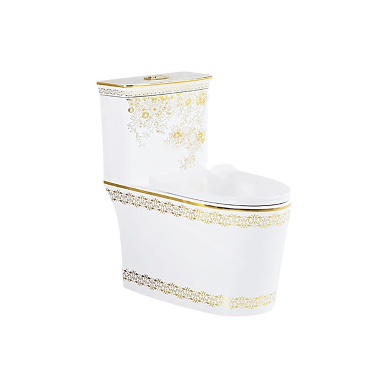 LT-1058-GID-G4 patterned one-piece-toilets