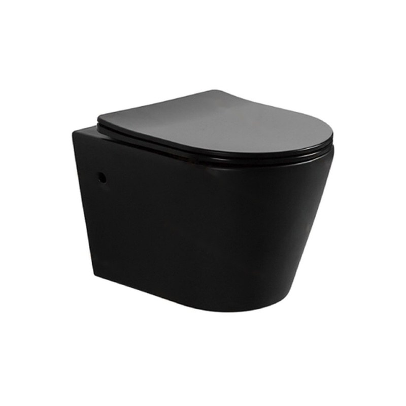 LT-402W-M-BL black wall-hung-toilets