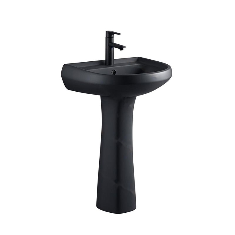 LT-334P-M-BL-2 black pedestal-basins