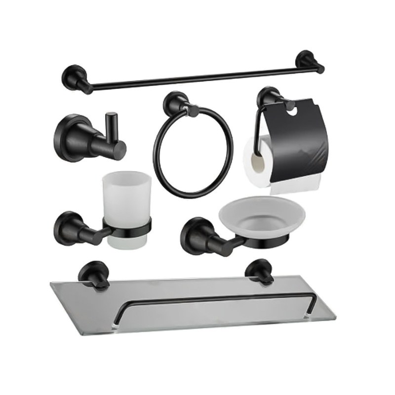 LT-AL8600-7B-B bathroom hardware set, towel bar, bath accessory