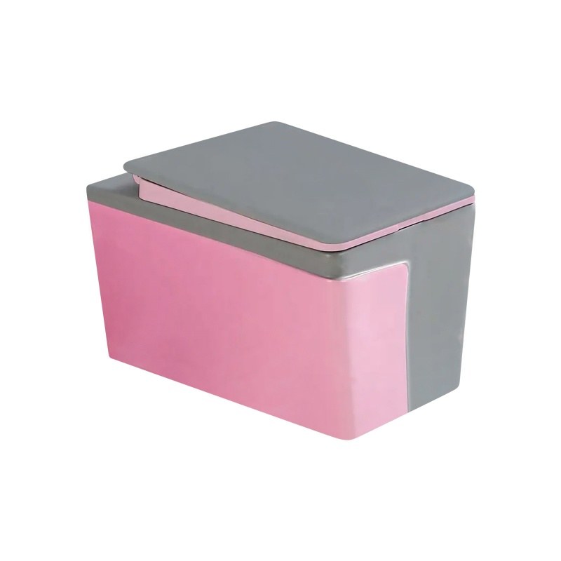 LT-WHT4028-CG-LGLP colored wall-hung-toilets