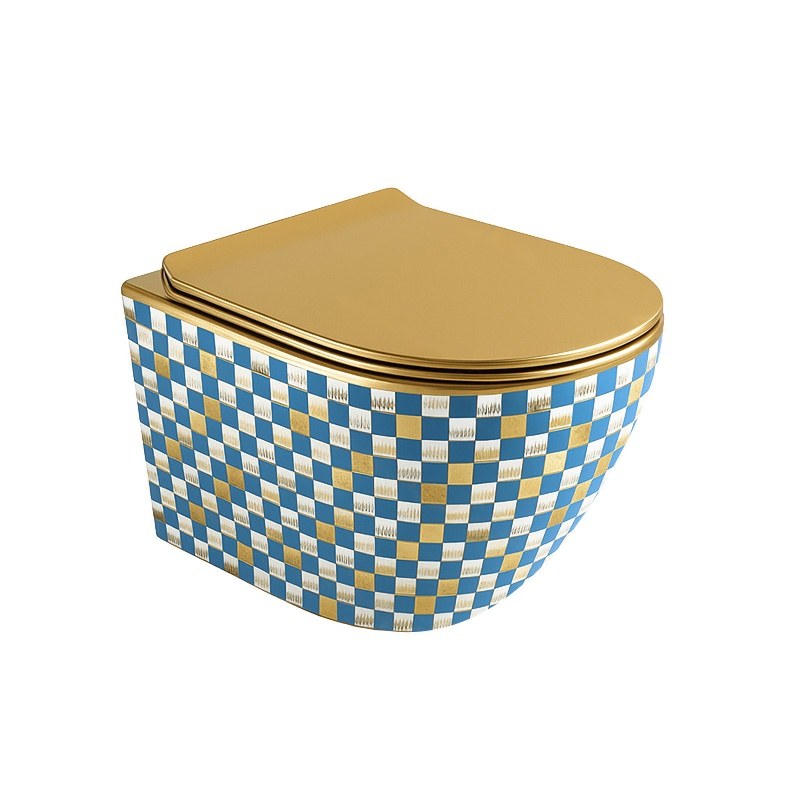 LT-450W-DC-1 patterned wall-hung-toilets
