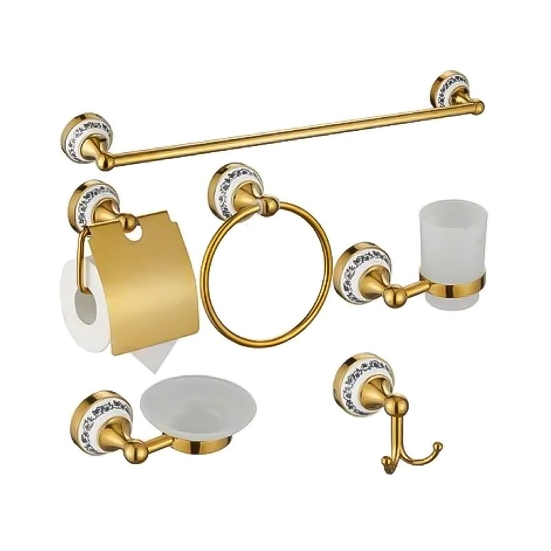 LT-ZS7900-6B-G bathroom hardware set, towel bar, bath accessory