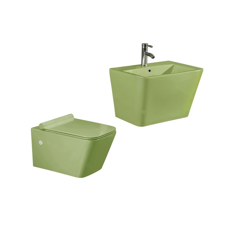 LT-454W-CG-GG-----LT-503-CG-GG white wall-hung-toilet-suites