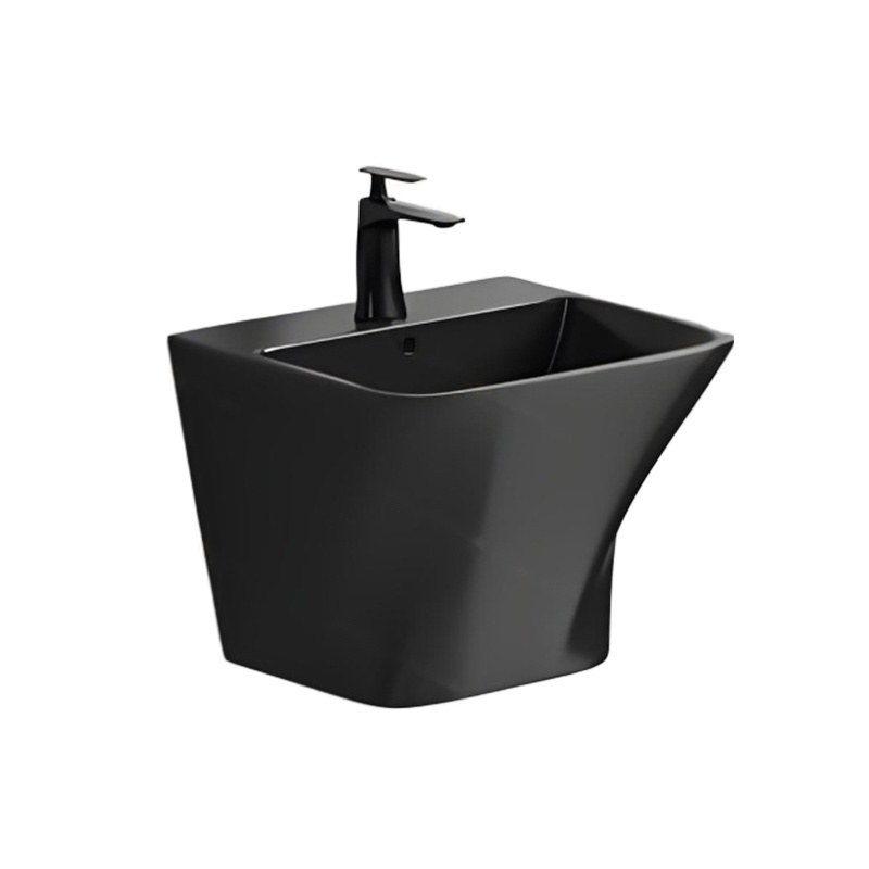 LT-5231-CG-BL black wall-hung-basins