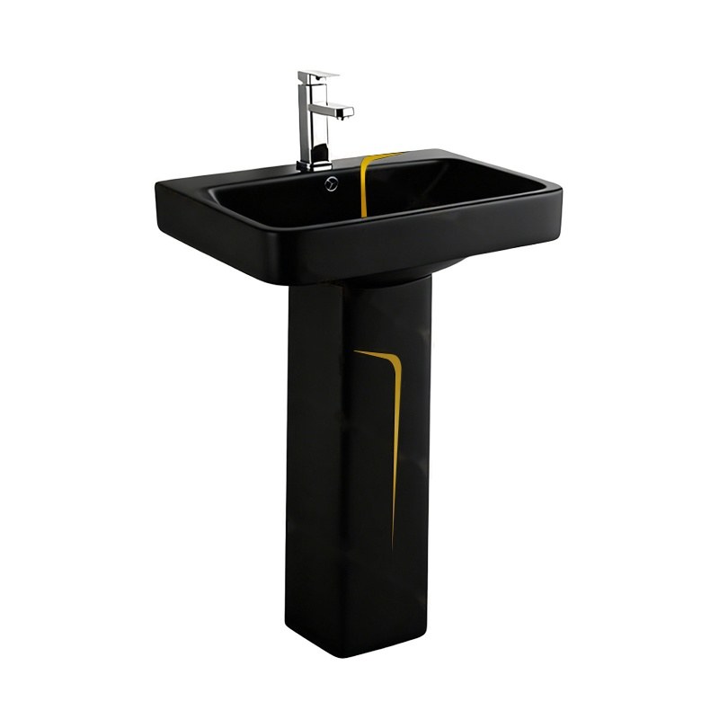 LT-354P-M-BLG black pedestal-basins