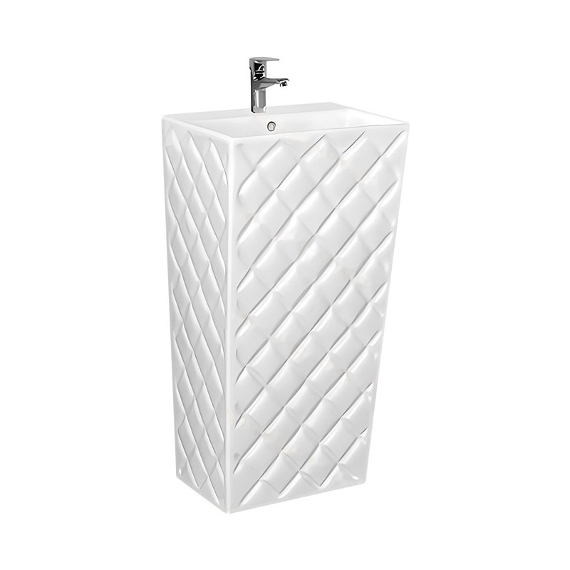 LT-397 white pedestal-basins