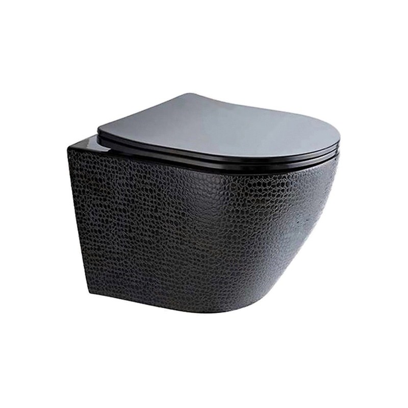 LT-450W-GI-BL1 black wall-hung-toilets