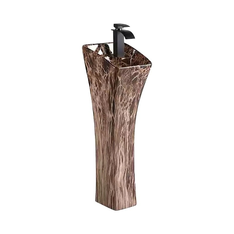 LT-308-DP-CT-1 colored pedestal-basins