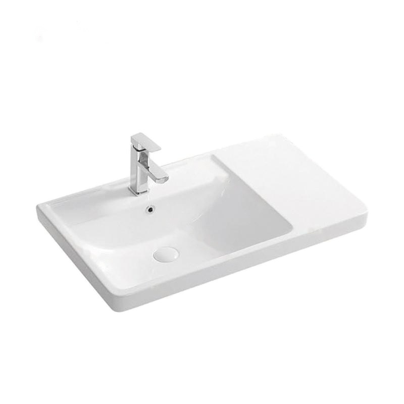 LT-714 white countertop-basins
