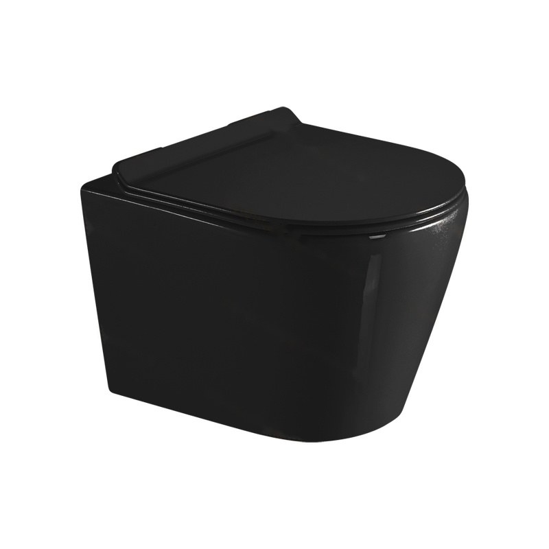 LT-452W-CG-BL black wall-hung-toilets