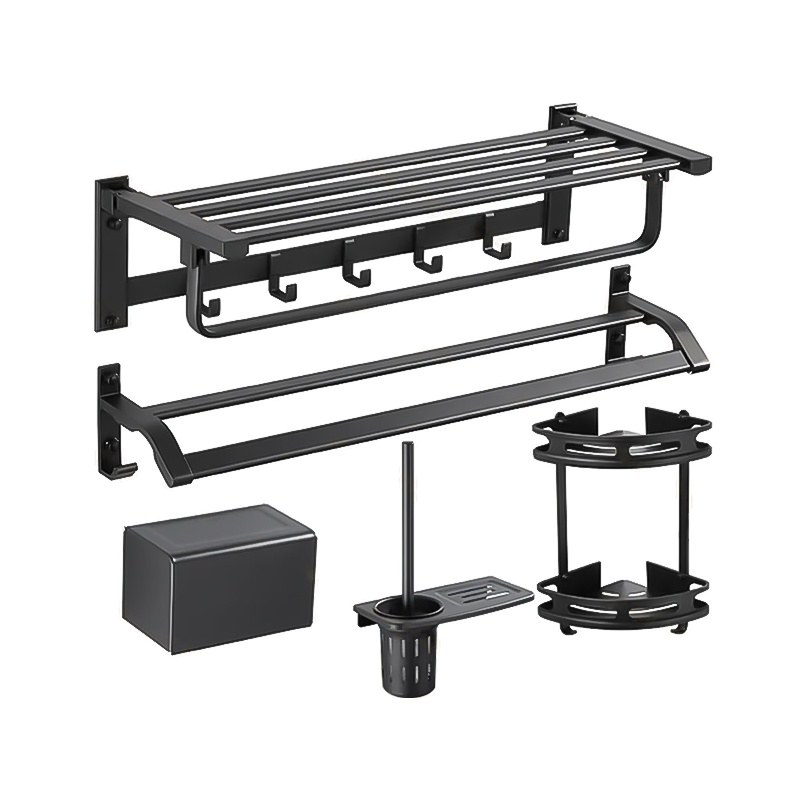 LT-AL3000-5-B bathroom hardware set, towel bar, bath accessory