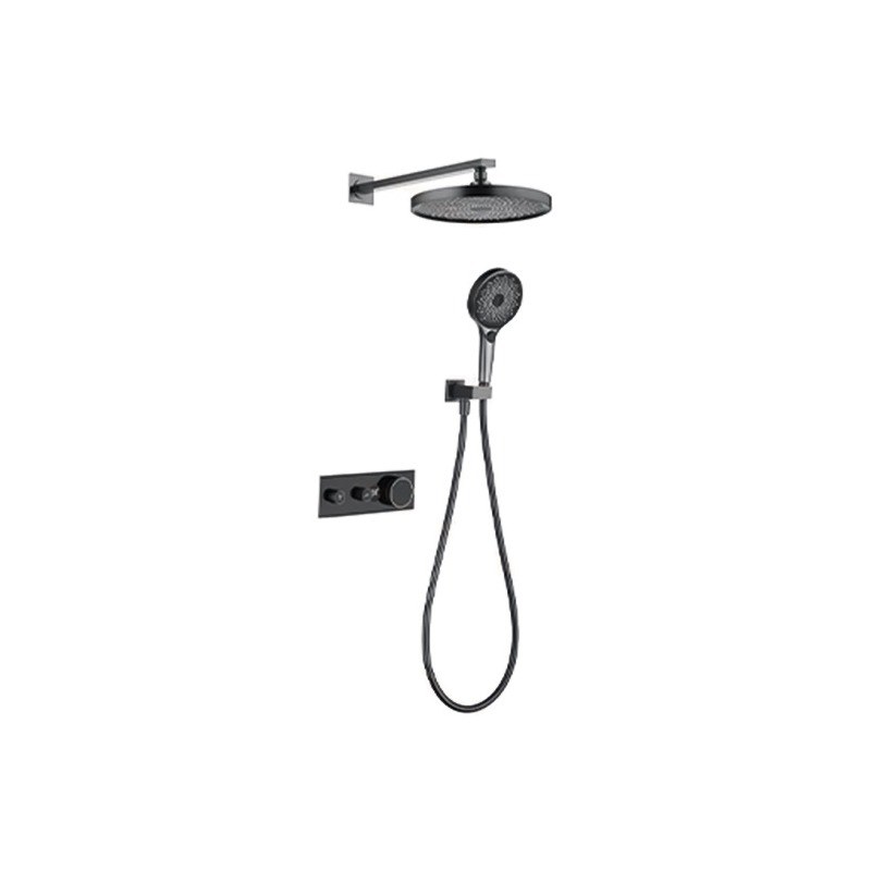 LT-10024-BRA-AZLYHS shower set, shower system, complete shower kit