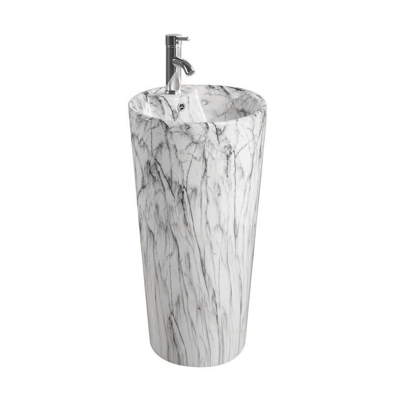 LT-321-DP-CT-14 white pedestal-basins