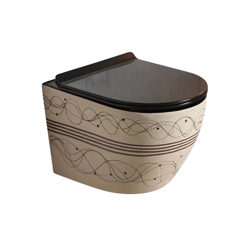 LT-450W-SE-LB1 patterned wall-hung-toilets
