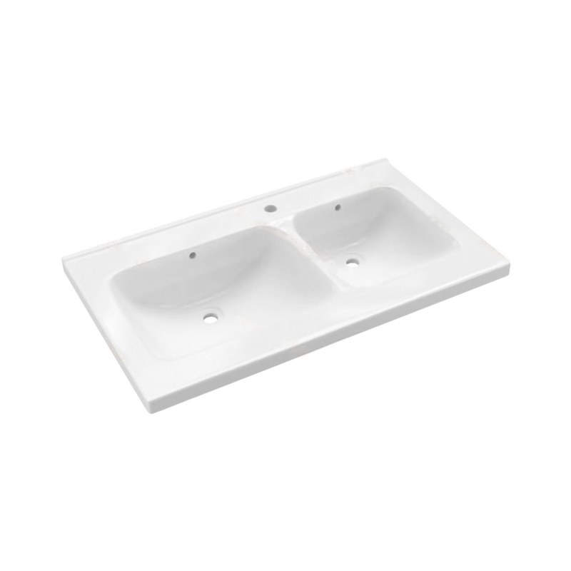 LT-732C white countertop-basins