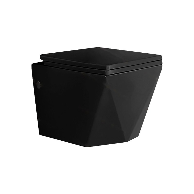LT-WHT494-M-BL black wall-hung-toilets