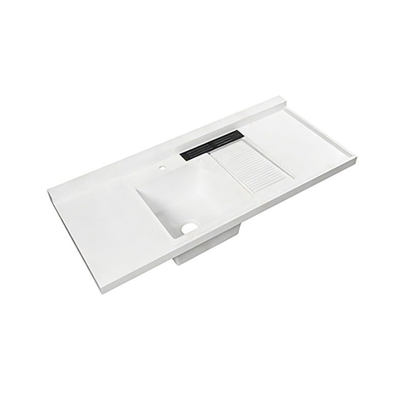 LT-7158 white countertop-basins