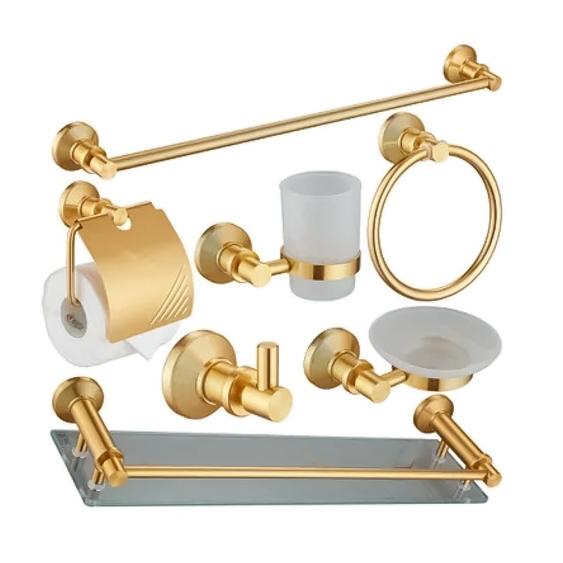 LT-AL8500-7B-G bathroom hardware set, towel bar, bath accessory