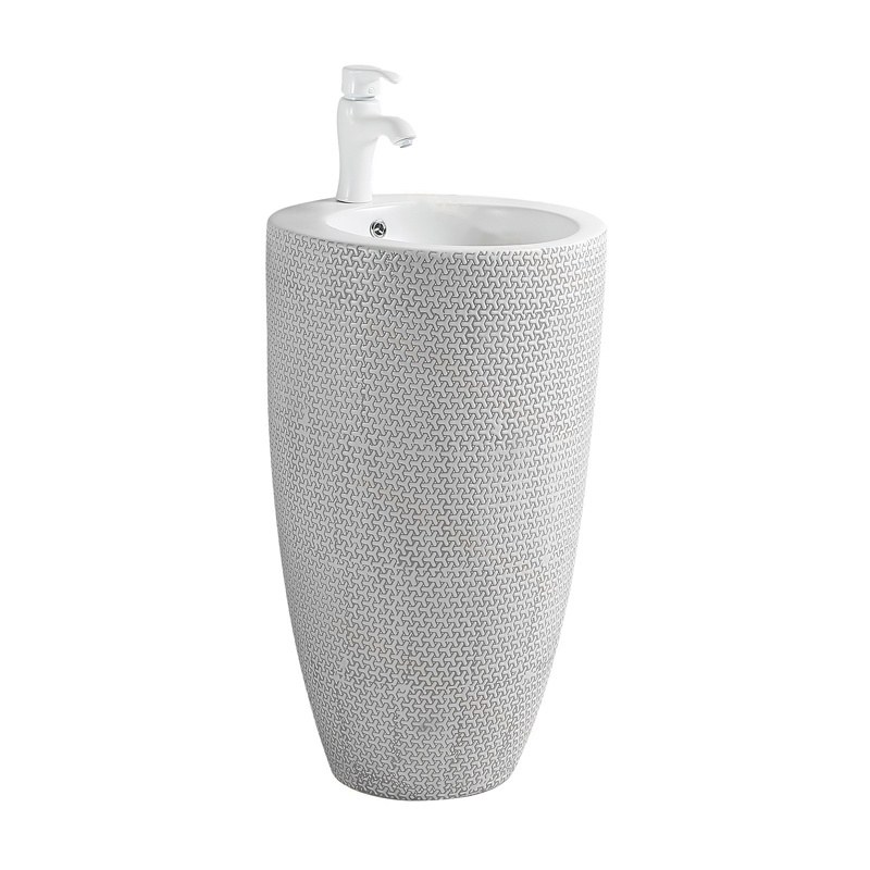 LT-311-HE-M-CT7 grey pedestal-basins