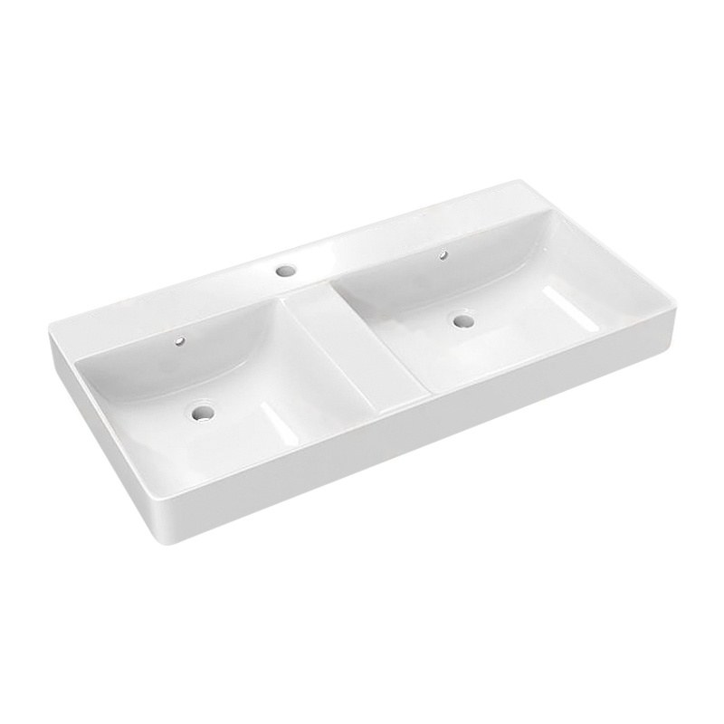 LT-762B white countertop-basins