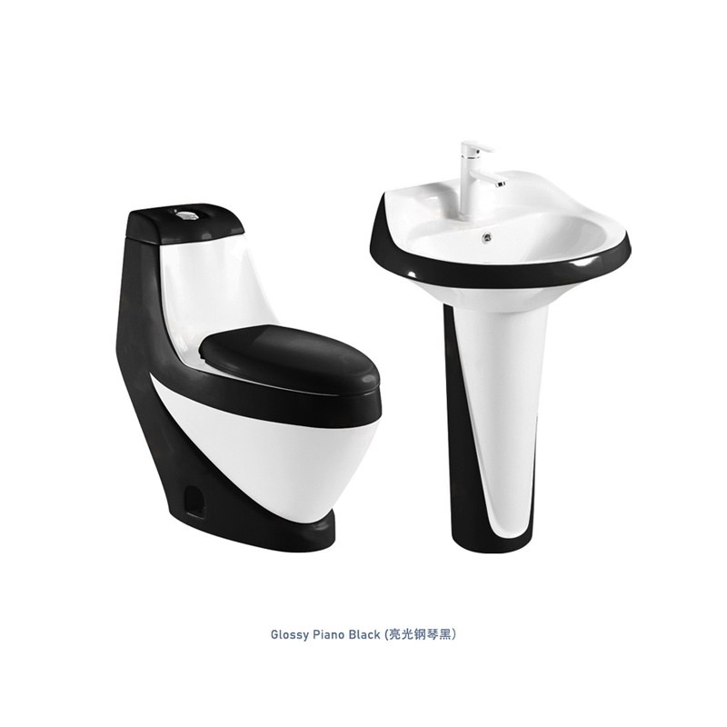 LT-1014-CG-WBL1-----LT-314P-CG-WBL white two-piece-toilet-suites