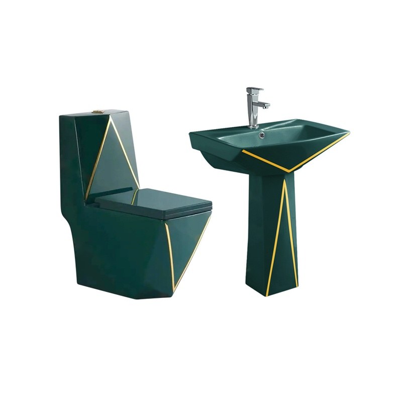 LT-1107-CG-BGGL-----LT-307P-CG-BGGL white two-piece-toilet-suites