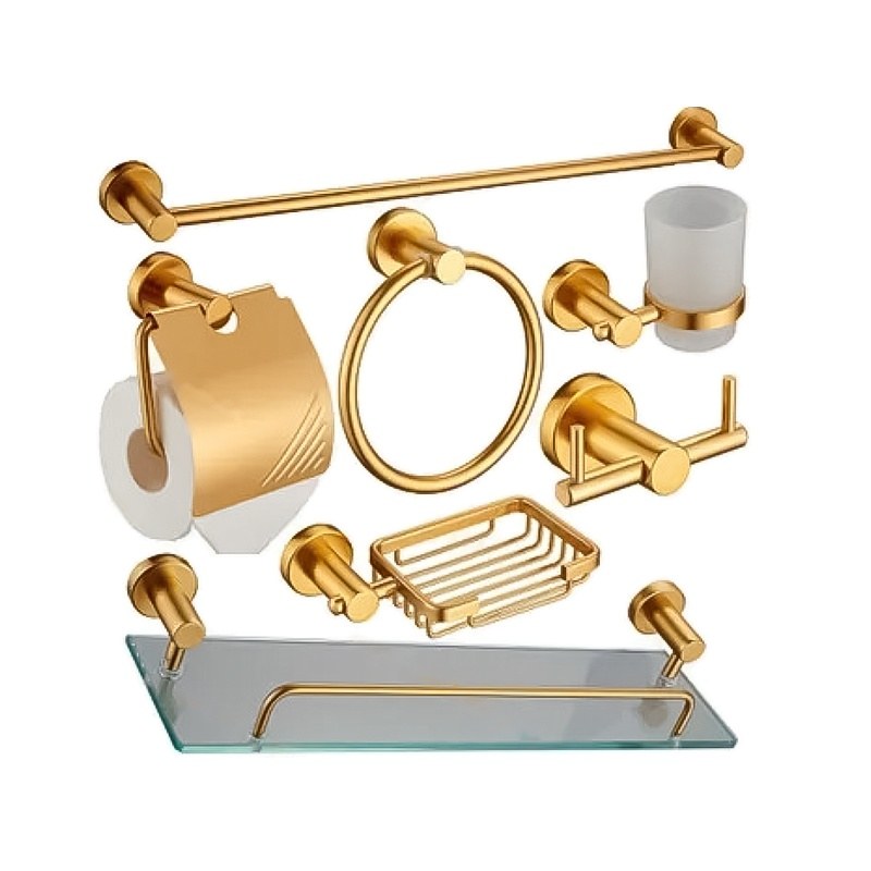 LT-AL8000-7A-G bathroom hardware set, towel bar, bath accessory