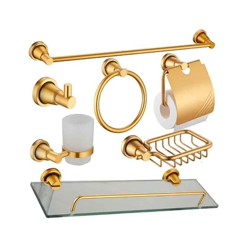 LT-AL8600-7A-G bathroom hardware set, towel bar, bath accessory
