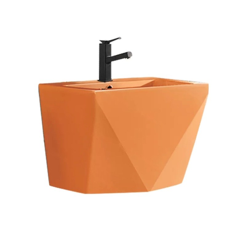 LT-507-M-O colored wall-hung-basins