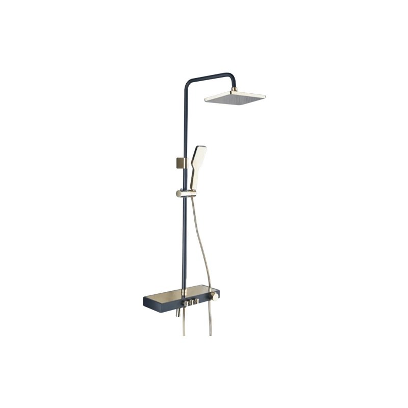 LT-10376-BRA-YTLYHS shower set, shower system, complete shower kit