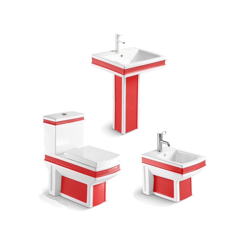 LT-1028-CG-WR--LT-428B-CG-WR--LT-328P-CG-WR colored one-piece-toilet-suites