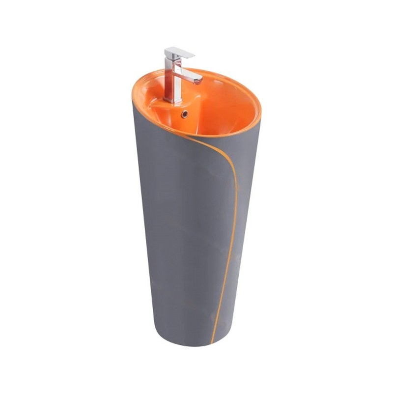 LT-376-CG-DGO colored pedestal-basins