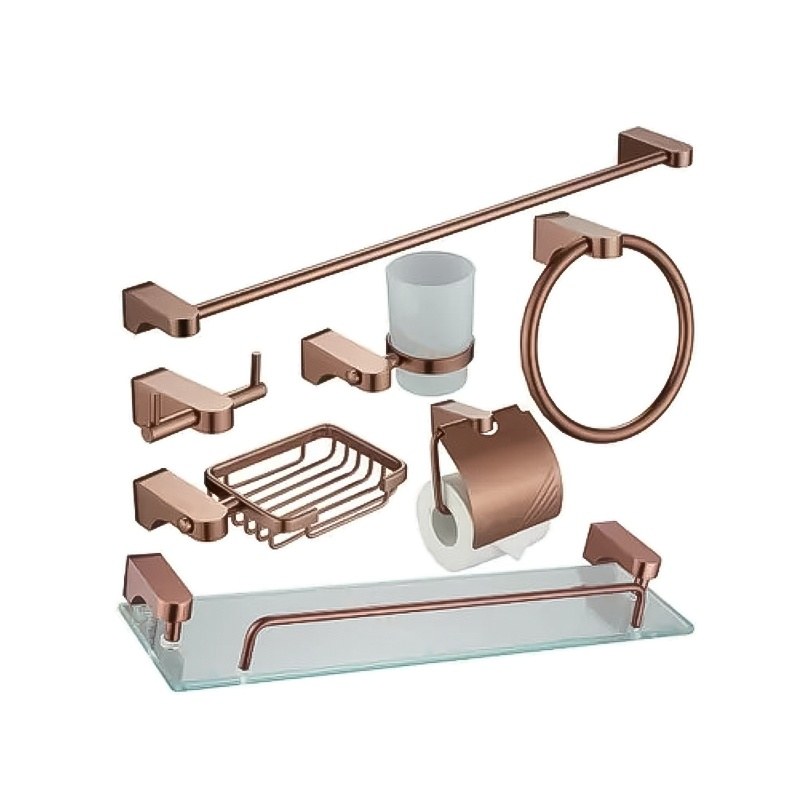 LT-AL8100-7A-R bathroom hardware set, towel bar, bath accessory