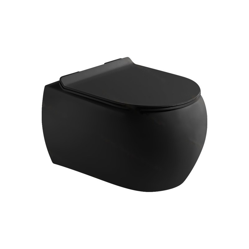 LT-WHT4043-M-BL black wall-hung-toilets
