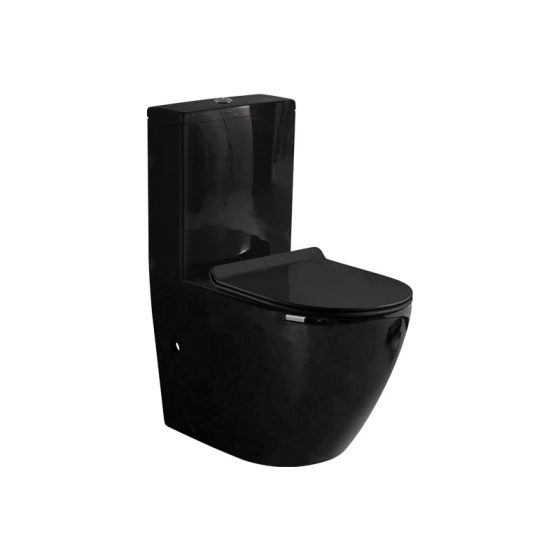 LT-1001-CG-BL black one-piece-toilets