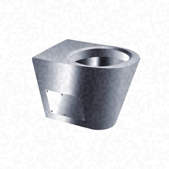 LT-10024-SS-BXGMT patterned urinals-squat-pans