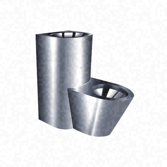 LT-10030-SS-BXGMT patterned urinals-squat-pans
