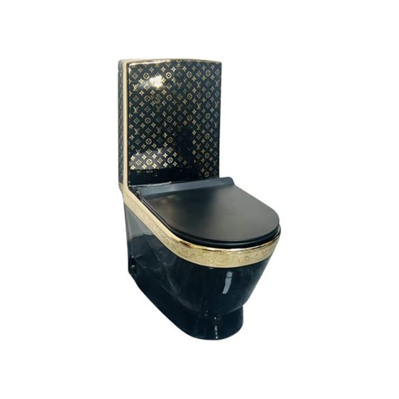 LT-1013-GID-GBL5 colored one-piece-toilets