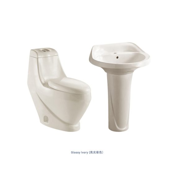 LT-1014-CG-IV-----LT-314P-CG-IV white two-piece-toilet-suites