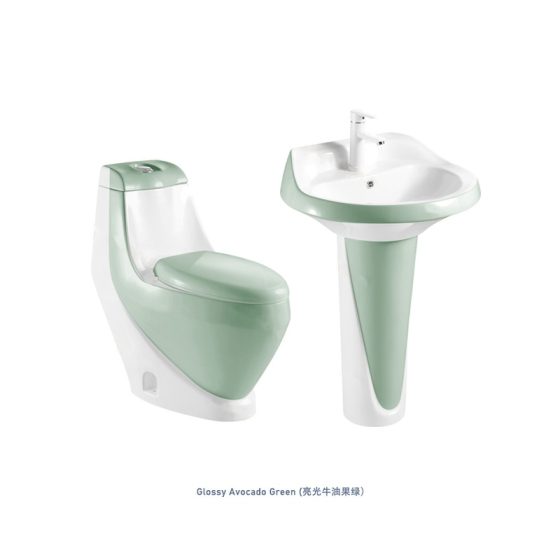 LT-1014-CG-WAG2-----LT-314P-CG-WAG1 white two-piece-toilet-suites
