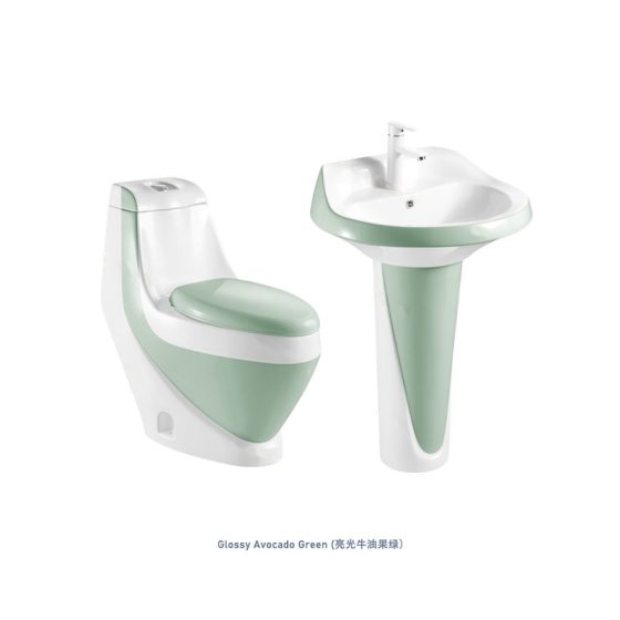 LT-1014-CG-WAG3-----LT-314P-CG-WAG1 white two-piece-toilet-suites