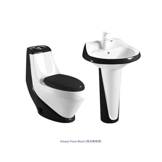 LT-1014-CG-WB-----LT-314P-CG-WBL white two-piece-toilet-suites