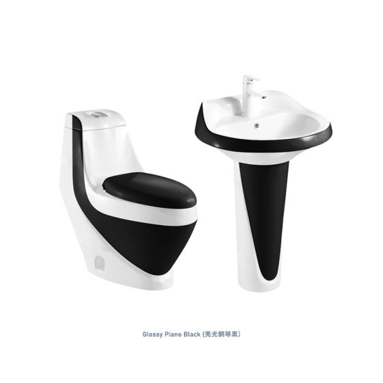 LT-1014-CG-WBL3------LT-314P-CG-WBL1 white two-piece-toilet-suites