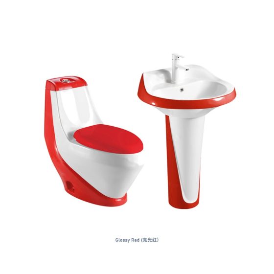 LT-1014-CG-WR-----LT-314P-CG-WR white two-piece-toilet-suites