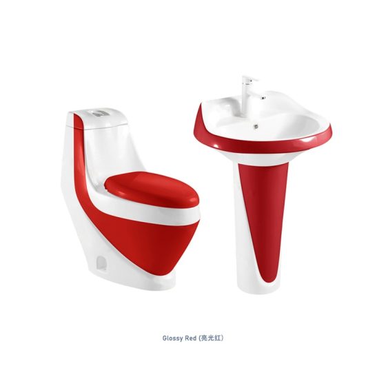 LT-1014-CG-WR3-----LT-314P-CG-WR1 white two-piece-toilet-suites