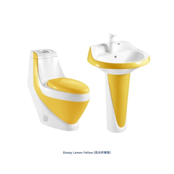 LT-1014-CG-WY3-----LT-314P-CG-WY1 white two-piece-toilet-suites