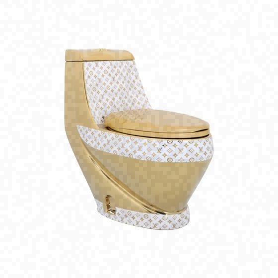 LT-1014-GID-G1 gold one-piece-toilets