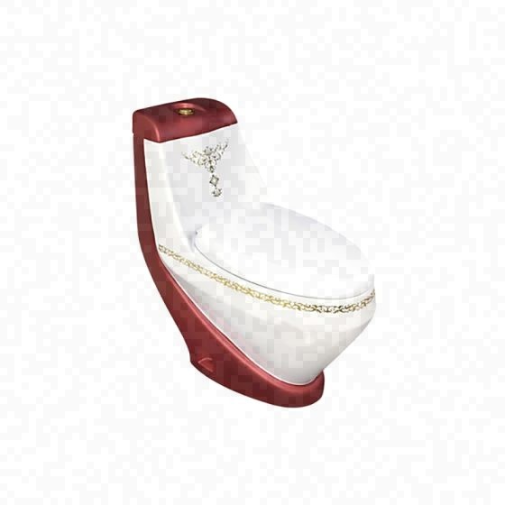 LT-1014-GID-R1 patterned one-piece-toilets